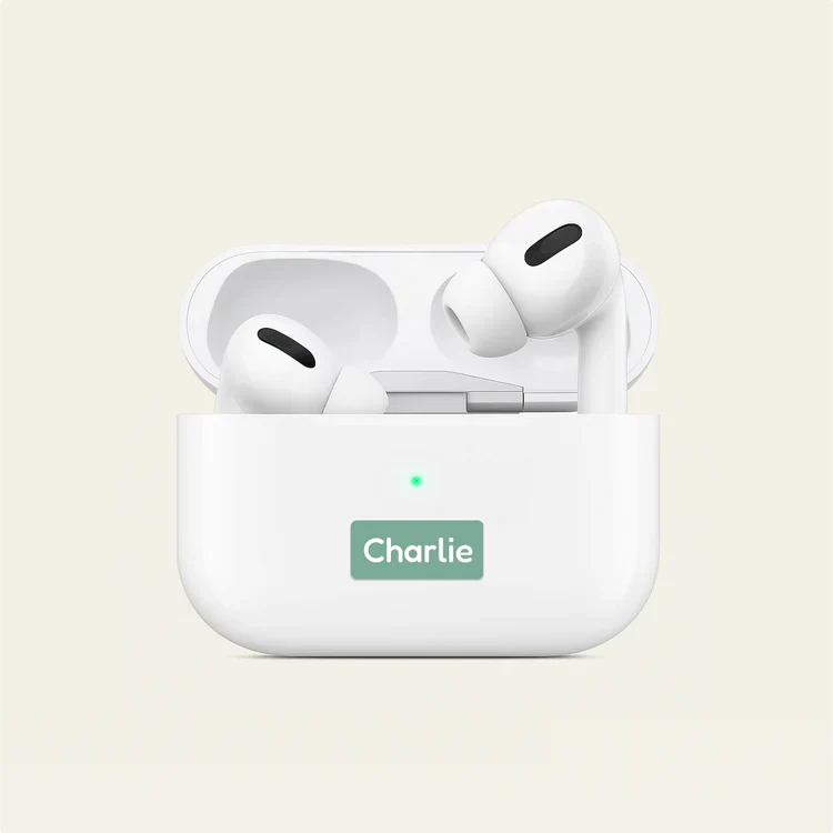 Små namlappar– små, smidiga namnlappar för nappar, AirPods, pennor och leksaker